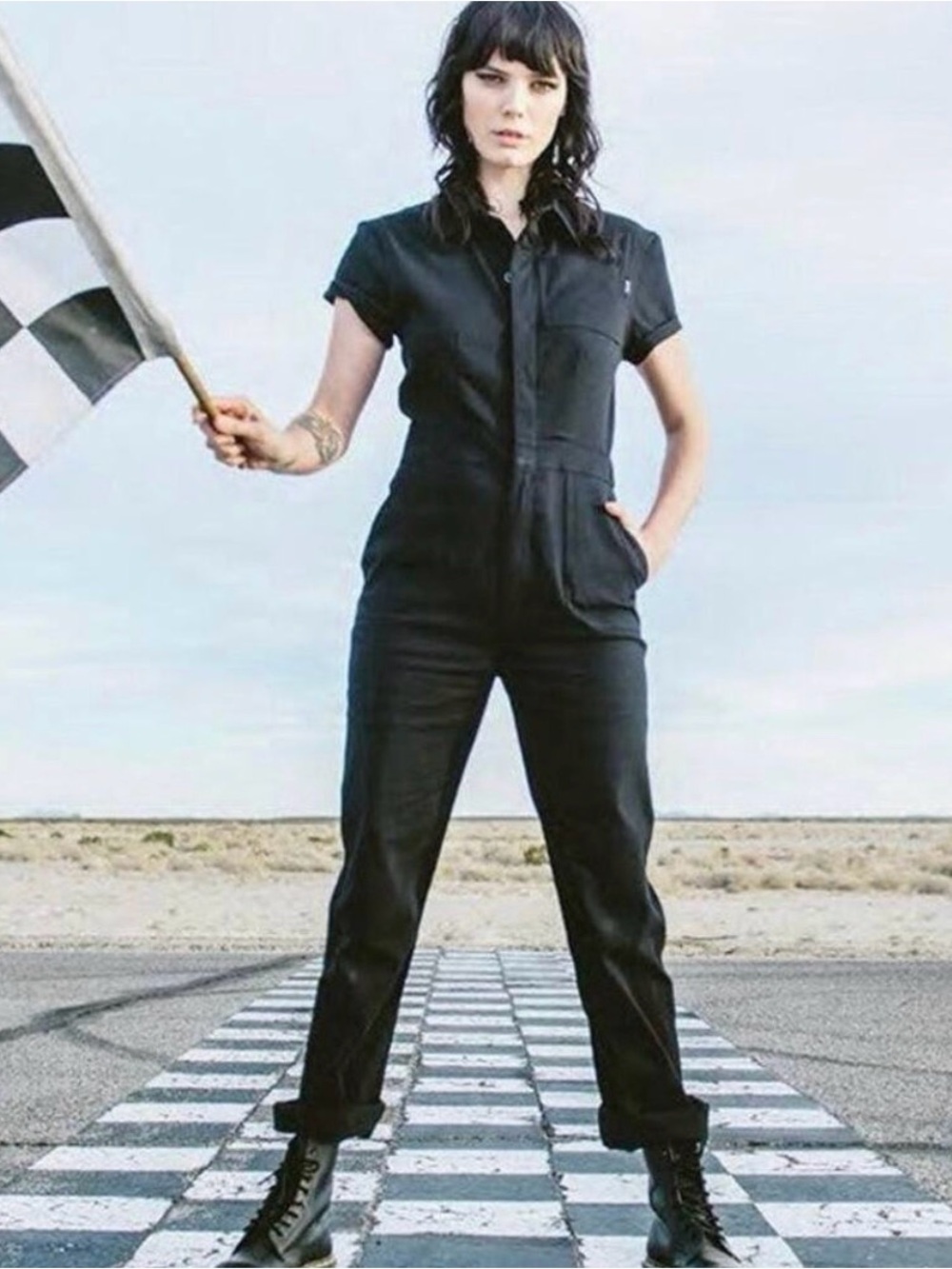 ATWYLD Blue Pit Crew Jumpsuit.